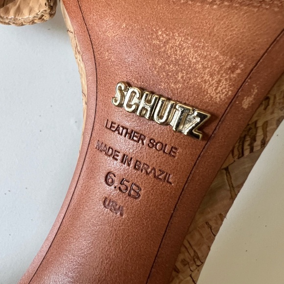SCHUTZ Tanca Cork Heels - Picture 10 of 12